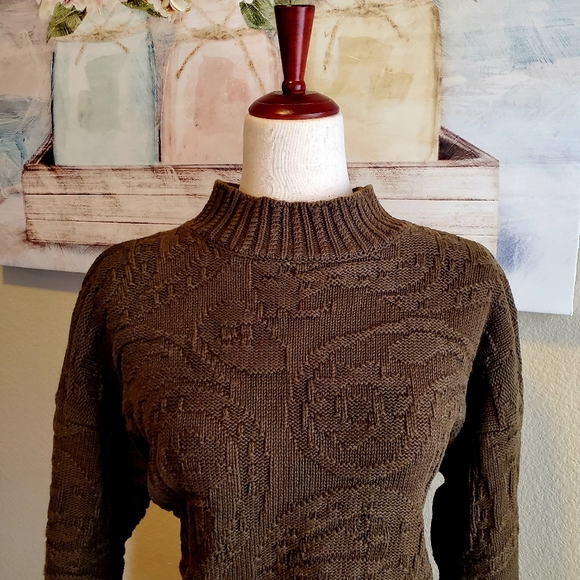 GAP | Chunky Knitted High Neck Heavy Sweater sz M - Picture 2 of 5